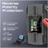 Promate PatrolPack-3 Jump Starter Power bank & Flashlight, 1200A/12V High-Capacity, 150PSI Air Compressor, 12000mAh, Fast Charging Ports, Automatic TPMS Function, Black
